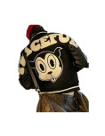 Peaceful People Black Varsity Jacket