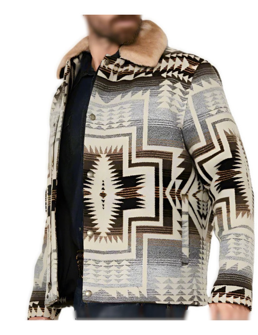 Pendleton Silverton Men's Multicolor Snap Short Coat