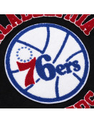 Philadelphia 76ers Black Out Team Logo Varsity Jacket