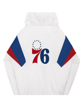 Philadelphia 76ers Breakaway White Jacket