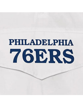 Philadelphia 76ers Breakaway White Jacket