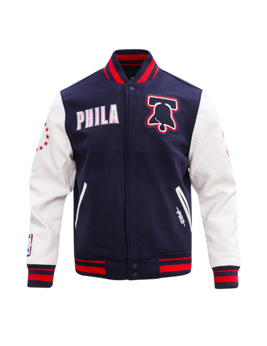 Philadelphia 76ers City of Brotherly Love Varsity Jacket