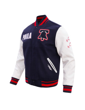 Philadelphia 76ers City of Brotherly Love Varsity Jacket