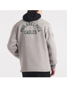 Philadelphia Eagles Coaches Heather Gray Wool Jacket