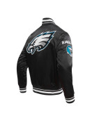 Philadelphia Eagles Mashup Classic Rib Satin Jacket