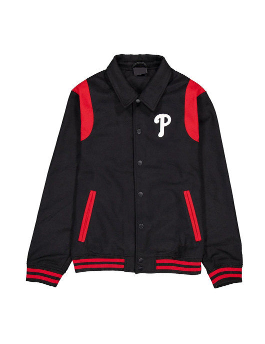 Philadelphia Phillies Sport Night Teddy Varsity Jacket