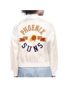 Phoenix Suns Printed Logo Varsity Satin Jacket