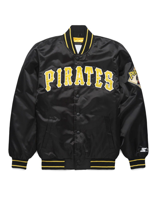 Pittsburgh Pirates Classic Black Satin Jacket