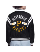 Pittsburgh Pirates Printed Logo Varsity Satin Jacket