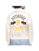 Pittsburgh Pirates Printed Logo Varsity Satin Jacket