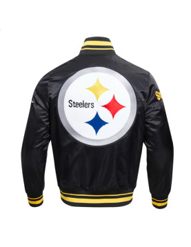 Pittsburgh Steelers Mashup Classic Rib Satin Jacket