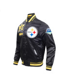 Pittsburgh Steelers Mashup Classic Rib Satin Jacket