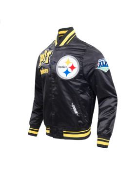 Pittsburgh Steelers Mashup Classic Rib Satin Jacket