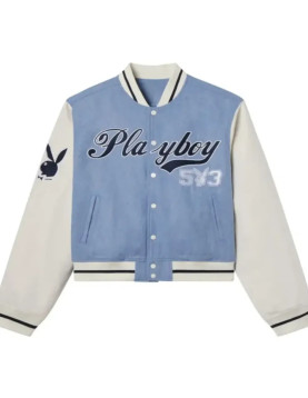 Playboy Blue Letterman Jacket