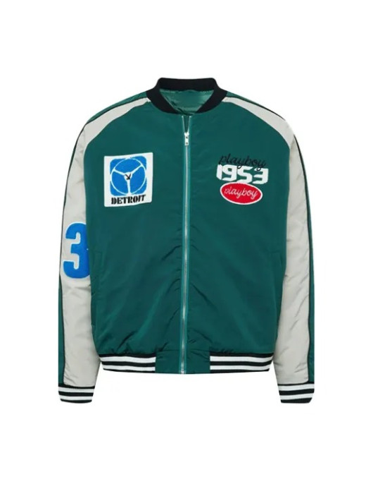 Playboy Varsity Green Jacket