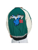 Playboy Varsity Green Jacket