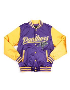 Prairie View A&amp;M Purple and Gold Baseball Jacket