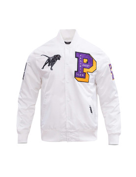 Prairie View A&amp;M University Classic White Satin Jacket