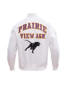 Prairie View A&M University Classic White Satin Jacket