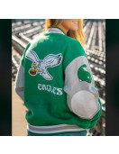 Princess Diana Philadelphia Eagles Retro Wool Varsity Jacket