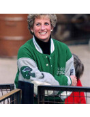 Princess Diana Philadelphia Eagles Retro Wool Varsity Jacket