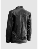 Reefer Black Leather Jacket