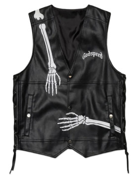 Rod Godspeed Vest Black Leather