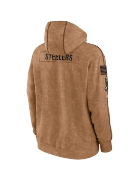 Salute to Service Steelers Brown Hoodie