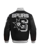 San Antonio Spurs Mashup Classic Rib Varsity Jacket