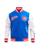 Script Tail Chicago Cubs Classic Rib Varsity Jacket