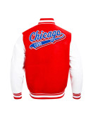 Script Tail Chicago Cubs Classic Rib Varsity Jacket