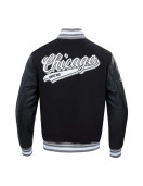 Script Tail Chicago White Sox Classic Rib Varsity Jacket