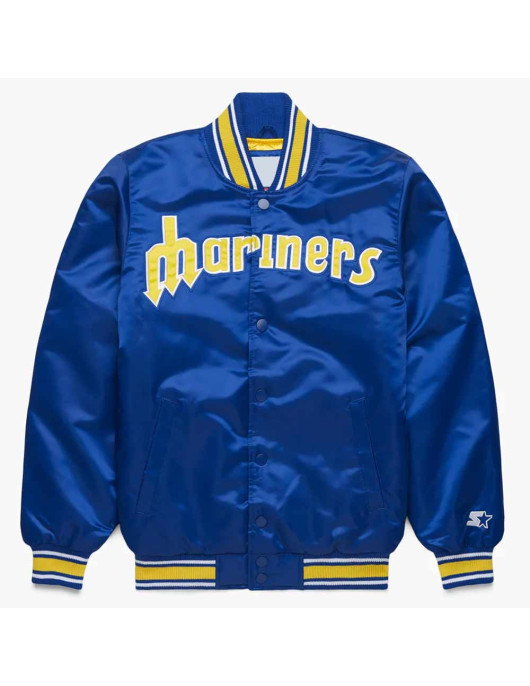 Seattle Mariners Classic Royal Satin Jacket