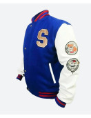 Sonic the Hedgehog Letterman Varsity Jacket