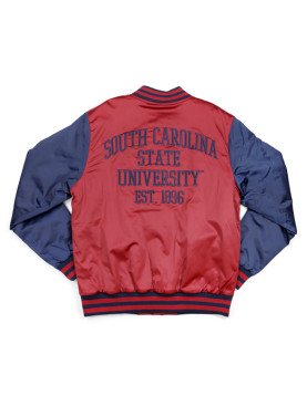 South Carolina State Navy and Garnet Baseball Jacket