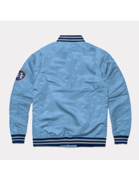 Sporting Kansas City Powder Blue Varsity Satin Jacket