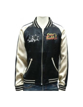 Street Fighter II Chun Li Bonus Stage Black Jacket