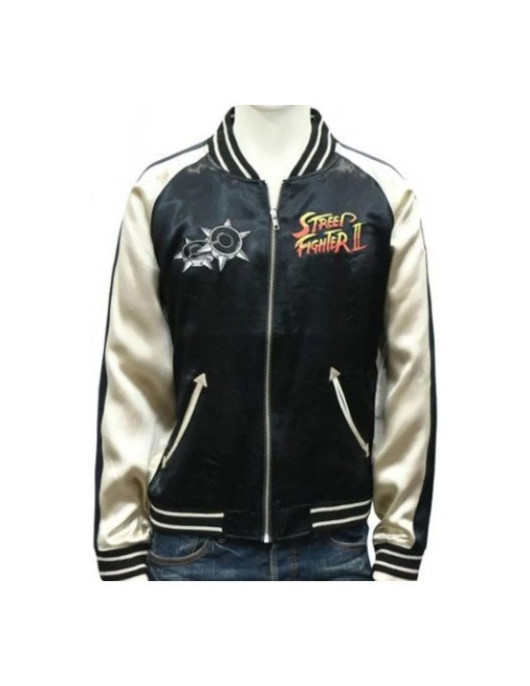 Street Fighter II Chun Li Bonus Stage Black Jacket