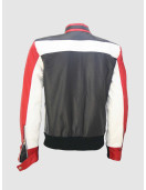 Street Wear Men's Leather Bomber jacket