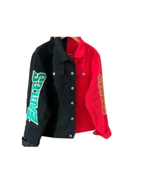 Super Bowl Kelce Mom Denim Jacket