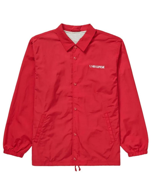 Supreme 1-800 Coaches Red Jacket