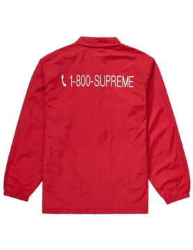 Supreme 1-800 Coaches Red Jacket