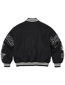 Supreme NY Veritas Full-Snap Wool Varsity Jacket