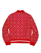 Supreme X LV Red Wool Varsity Jacket