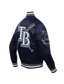 Tampa Bay Rays Mashup Classic Rib Satin Jacket