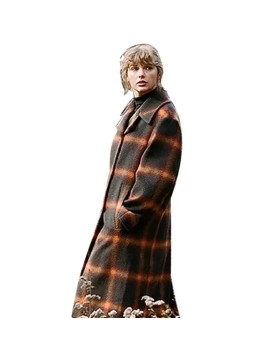 Taylor Swift Evermore Checked Coat