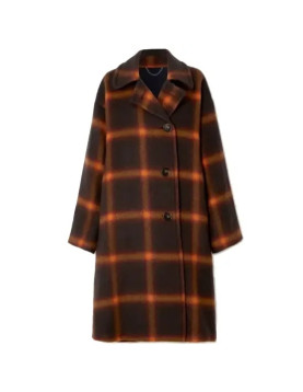 Taylor Swift Evermore Checked Coat