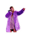 Taylor Swift Purple Fluffy Fur Jacket