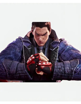 Tekken 8 Kazuya Mishima Real Leather Coat