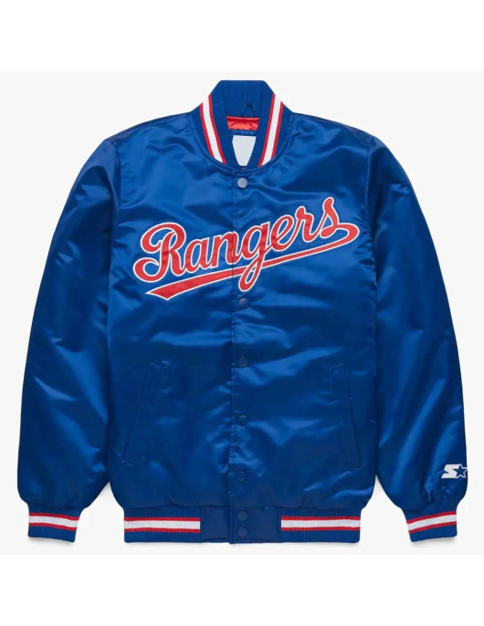 Texas Rangers Classic Royal Satin Jacket